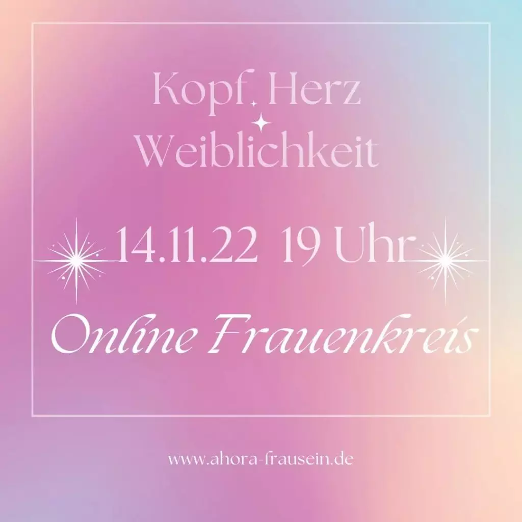 Kopf Herz Weiblichkeit Welche Gedanken denkst du über deine Weiblichkeit?Sti...